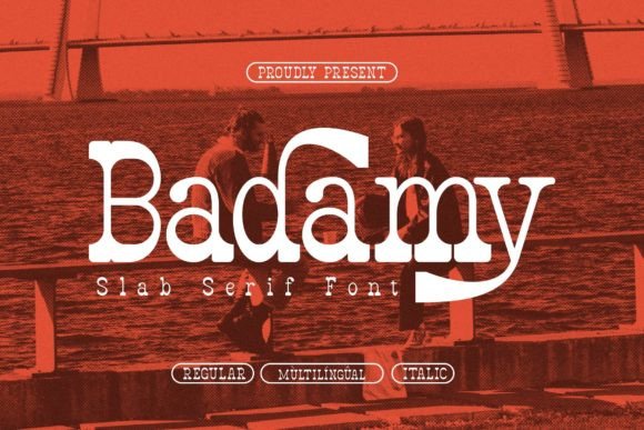Badamy: A Bold and Stylish Slab Serif Font