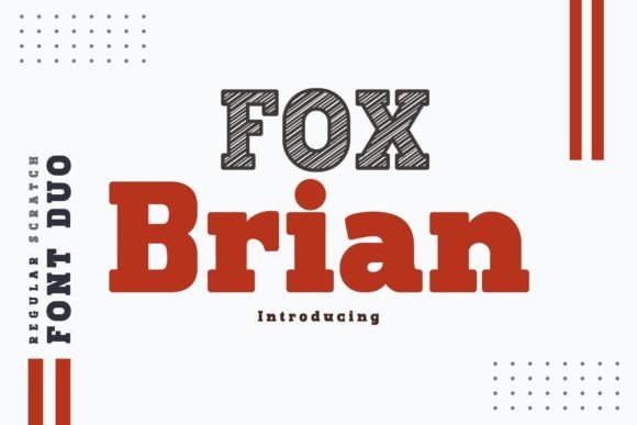 Fox Brian: A Bold Slab Serif Font for Creative Impact