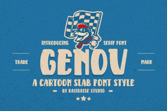 Genov: A Strategic Display Font for Creative Impact and Brand Distinction