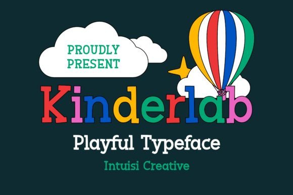 Kinderlab: A Playful Slab Serif Font for Creative and Professional Design Needs