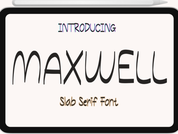 Maxwell: The Delicate Slab Serif Font for Clean and Elegant Designs