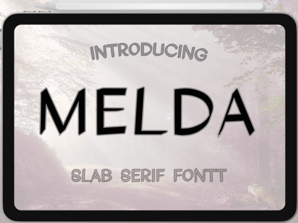 Melda: A Versatile Slab Serif Font for Modern Design