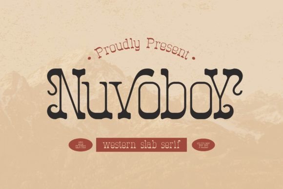 Nuvoboy: A Bold Font with a Western Flair