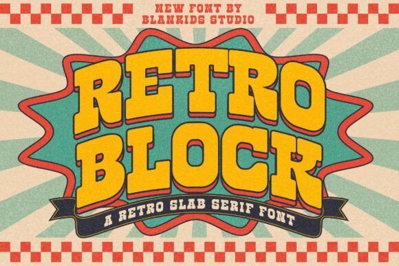 Retro Block: A Bold Typography Choice for Modern Design