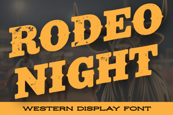Rodeo Night: A Font That Brings the Wild West to Life