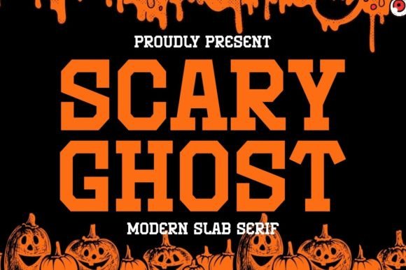 Scary Ghost: A Strategic Font for Halloween-Themed Design with Purpose