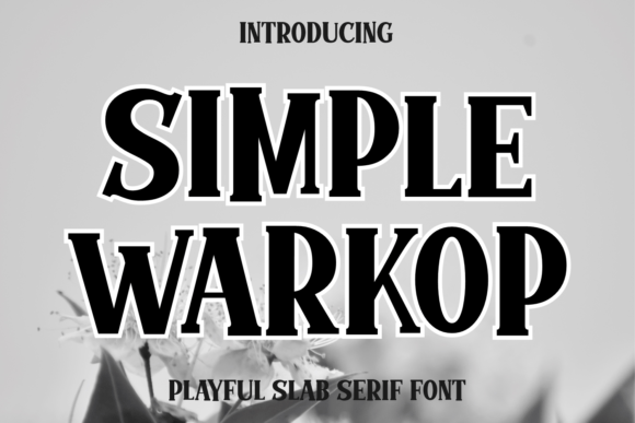Simple Warkop: A Handwritten Font That Adds Warmth and Charm to Your Designs