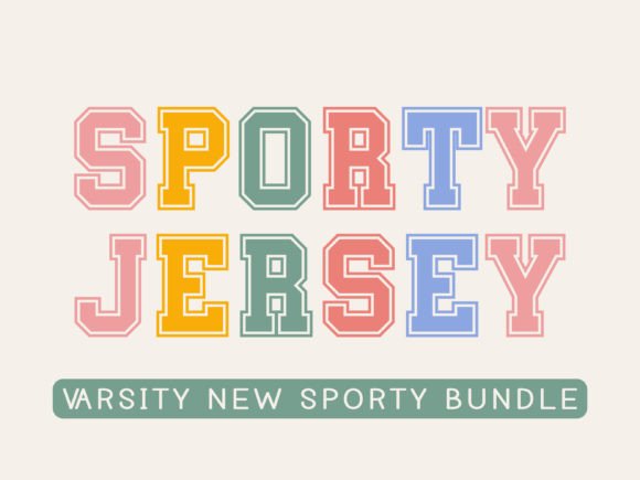 Sporty Varsity: A Bold Font for Modern Winter and Holiday Designs
