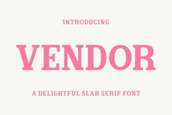 Vendor: A Strategic Typography Choice for Purposeful Design